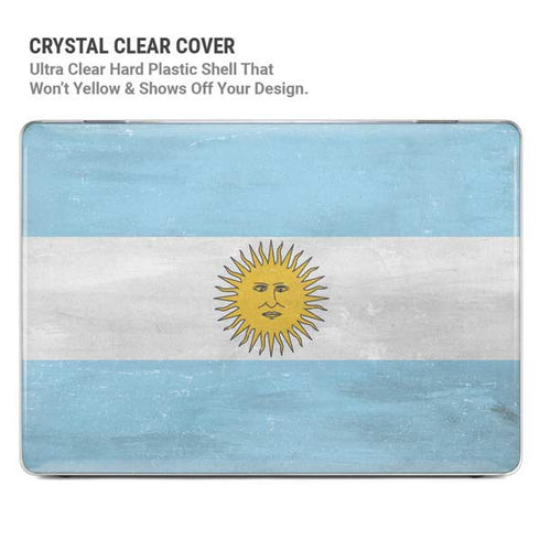 Argentina Flag Distressed MacBook Air 13in M1 (2021) Case plus Skin